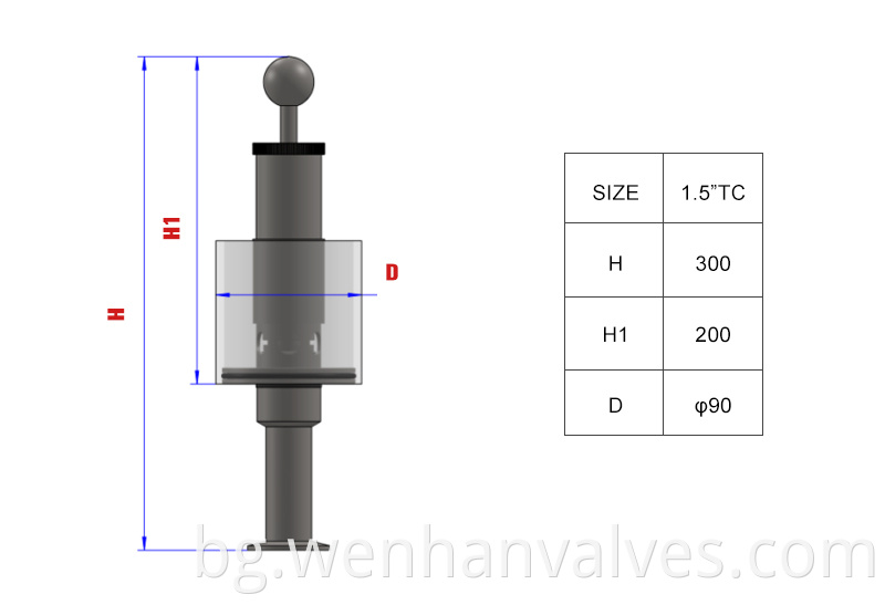 Straight Pipe Regulating Valve